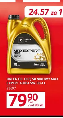 Olej silnikowy Max Expert A3/B4 5W-30 Orlen Oil promocja w Selgros