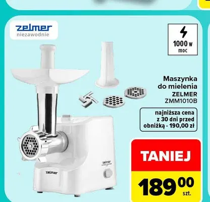 Maszynka do mielenia ZMM1010B Zelmer promocja w Carrefour