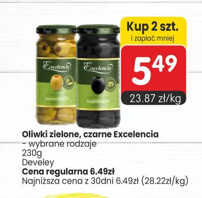 Oliwki czarne Excelencia promocja w Market Point