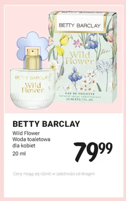 Woda toaletowa dla kobiet Betty Barclay Wild Flower promocja w Rossmann