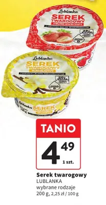 Serek twarogowy wybrane rodzaje promocja w Intermarche