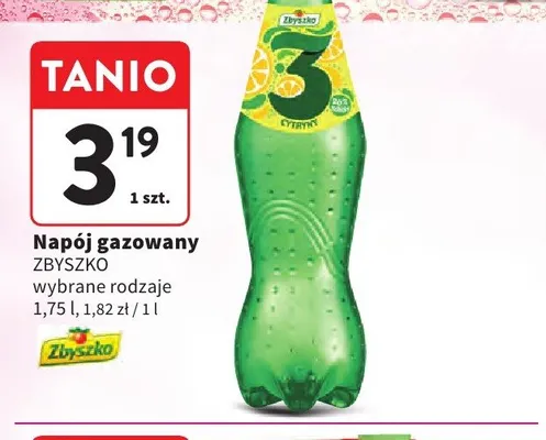 Napój gazowany Zbyszko 3 Cytryny promocja w Intermarche