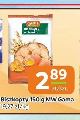 Biszkopty MW Gama promocja w Społem Częstochowa