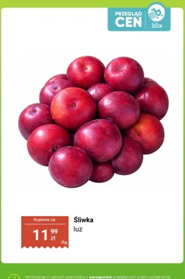 Śliwka luz promocja w Dino