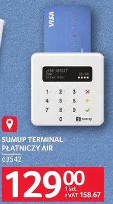 Terminal płatniczy AIR SUMUP 63642 promocja w Selgros