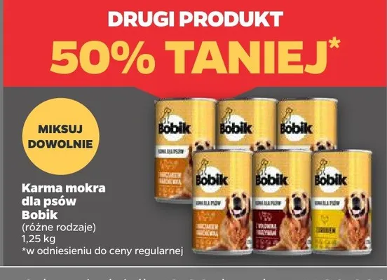 Karma mokra dla psów (różne rodzaje) promocja w Netto
