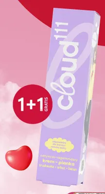 Krem-pianka odżywczo-regenerujący Cloud 111 truskawka + arbuz + banan promocja w Rossmann