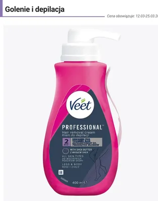 Krem do depilacji Professional, 2 min. do każdego rodzaju skóry promocja w Rossmann