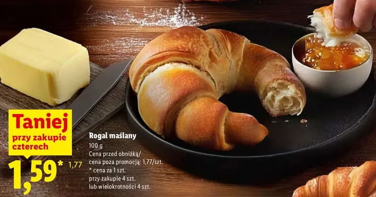 Rogal maślany promocja w Lidl