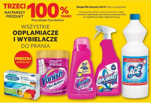 Odplamiacz, wybielacz do prania wszystkie rodzaje promocja w Kaufland