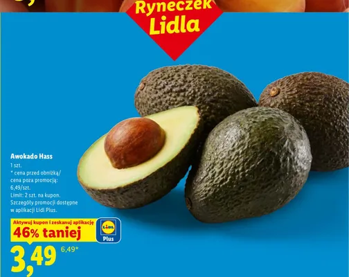 Awokado Hass Ryneczek Lidla promocja w Lidl