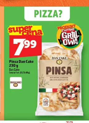 Pinsa Dan Cake promocja w TOPAZ