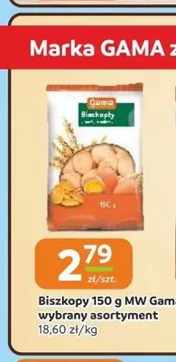 Biszkopty MW Gama promocja w Gama