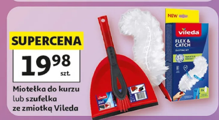 Szufelka ze zmiotką Vileda promocja w Auchan