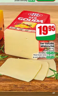 Ser gouda Mlekovita promocja w Dino