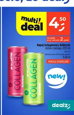 Napój kolagenowy Alldeynn Cherrytini promocja w Dealz