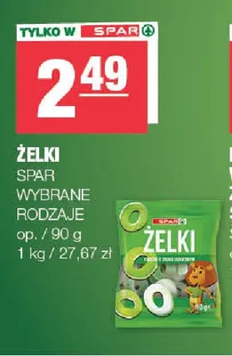 Żelki Spar promocja w SPAR