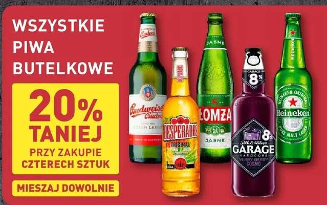 Piwo butelkowe promocja w Aldi