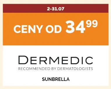 Kosmetyki do opalania Dermedic Sunbrella promocja w Ziko Dermo
