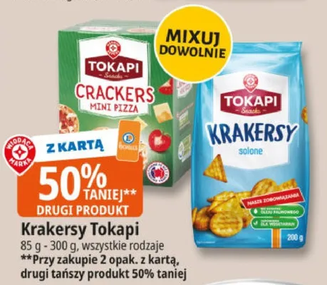 Krakersy Tokapi promocja w Leclerc