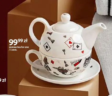 Zestaw tea for one Alicja promocja w Empik