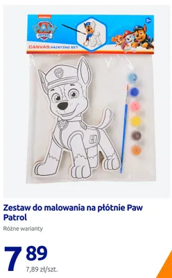 Zestaw do malowania na płótnie Paw Patrol promocja w Action