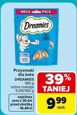 Przysmaki dla kota różne rodzaje promocja w Carrefour