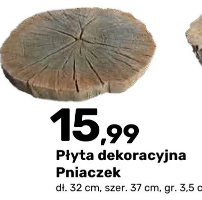 Płyta dekoracyjna Pniaczek promocja w Bricomarche