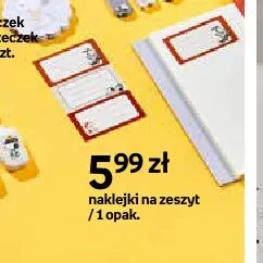 Naklejki na zeszyt Peanuts promocja w Empik