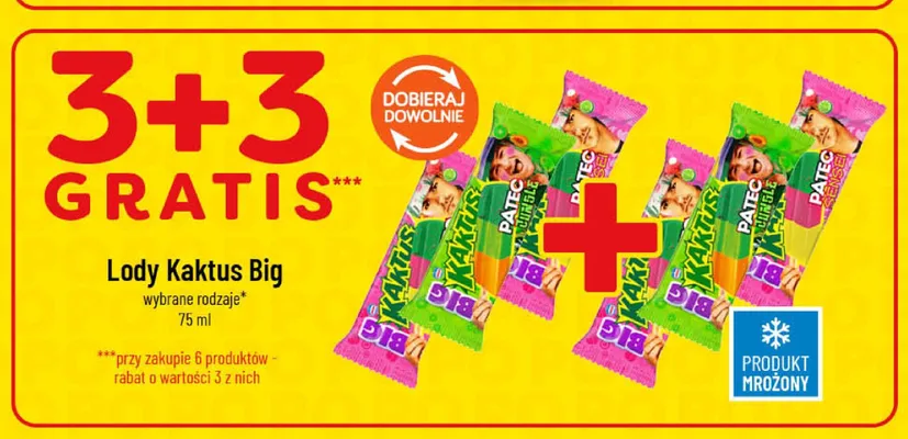 Lody Kaktus Big promocja w POLOmarket