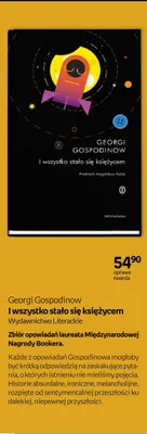 Książka I wszystko stało się księżycem Georgi Gospodinow oprawa twarda promocja w Empik