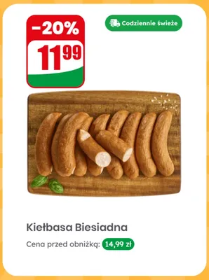 Kiełbasa Biesiadna promocja w Dino