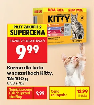 Karma dla kota w saszetkach z drobiem promocja w Biedronka