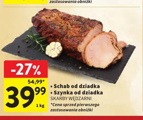 Szynka od dziadka Skarby Wędzarni promocja w Intermarche