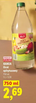 Ocet spirytusowy promocja w Lidl