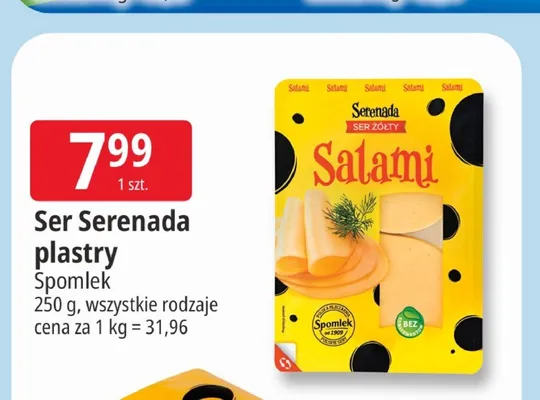 Ser Serenada plastry promocja w Leclerc
