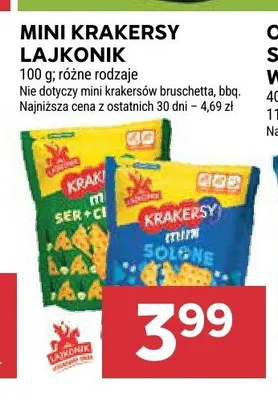 Mini krakersy Lajkonik Solone promocja w Stokrotka