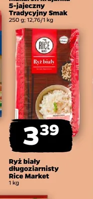 Ryż biały długoziarnisty Rice Market promocja w Netto