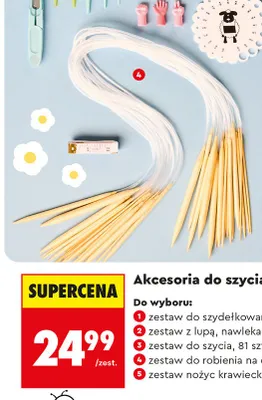Zestaw do robienia na drutach promocja w Biedronka