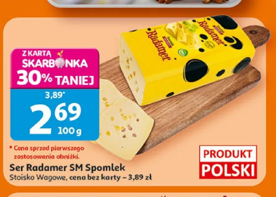 Ser Radamer SM Spomlek promocja w Auchan