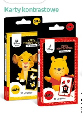 Karty kontrastowe na sznurku Kubuś Puchatek Disney Maluch promocja w Empik