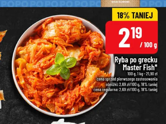 Ryba po grecku Master Fish promocja w POLOmarket