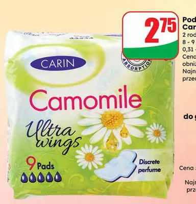 Podpaski Camomile Ultra wings promocja w Dino
