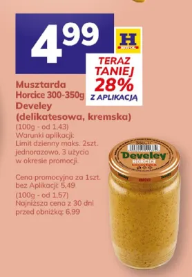 Musztarda twarda grubą kreską (bawarska, kremska) promocja w Hitpol