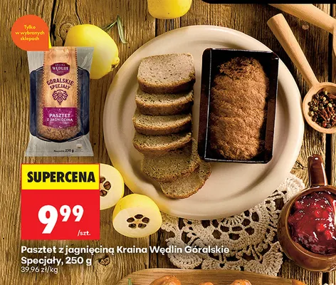 Pasztet z jagnięciną Kraina Wędlin Góralskie Specjały promocja w Biedronka