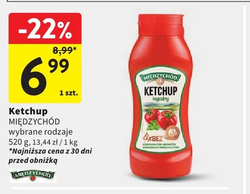 Ketchup Międzychód promocja w Intermarche