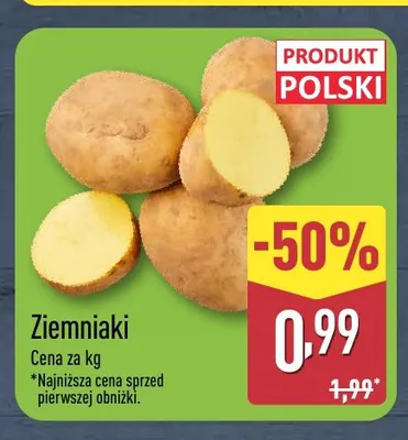 Ziemniaki promocja w Aldi