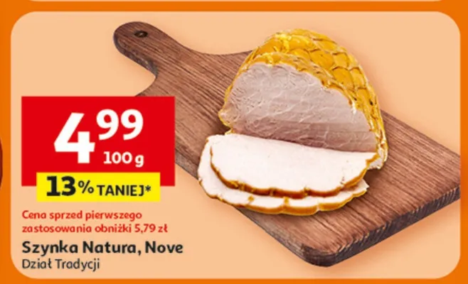 Szynka Natura Nove promocja w Auchan