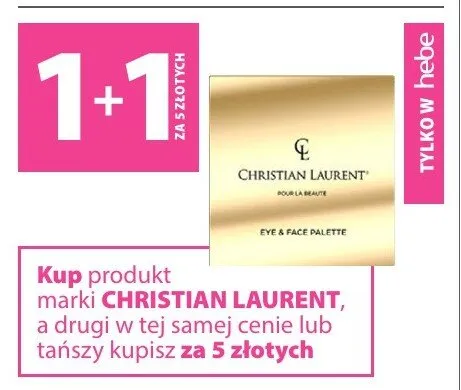 Paleta cieni do powiek Christian Laurent Eye & Face Palette promocja w Hebe
