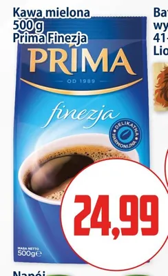 Kawa mielona Prima Finezja promocja w Kupiec